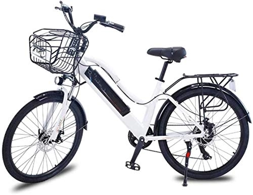 Electric Bike : RDJM Ebikes, 26 inch Electric Bikes Bicycle, Aluminum alloy Frame 36V10A Hidden lithium battery Boost Bike Women Sports Outdoor Cycling