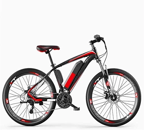 Electric Bike : RDJM Ebikes, 26 inch Electric Bikes, Cycling 27 speed Offroad Bike Double Disc Brake Adult Bicycle Sports Outdoor