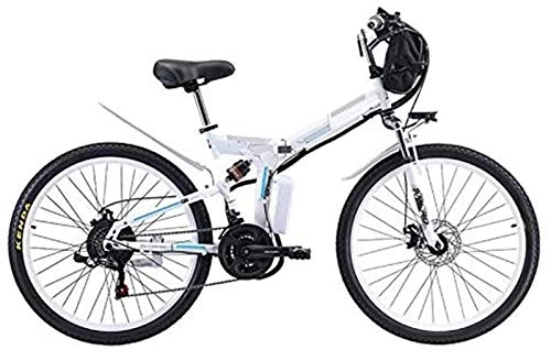 Electric Bike : RDJM Electric Bike, 24 / 26" 350 / 500W Electric Bicycle Sporting 21 Speed Gear Ebike Brushless Gear Motor with Removable Waterproof Large Capacity 48V Lithium Battery And Battery Charger