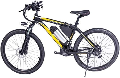 Electric Bike : RDJM Electric Bike, Electric mountain bike, 26 inch aluminum alloy city frame (36V 250W) detachable lithium battery 7-speed electric bicycle mechanical disc brake