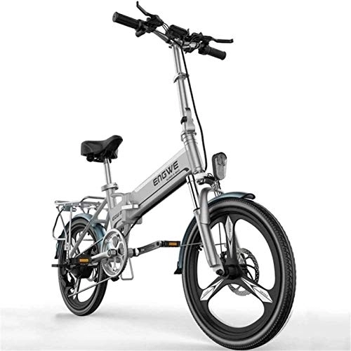 Electric Bike : RDJM Electric Bike, Fast Electric Bikes for Adults 20 inch Collapsible Electric Commuter Lightweight Bicycle Ebike with 48V Removable Lithium Battery USB Charging Port for Adult