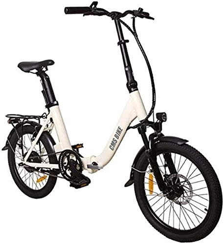 Electric Bike : RDJM Electric Bike, Folding Electric Bike 16'' 36V 250W Aluminum Electric Bicycle for Outdoor Cycling Travel Work Out Load Capacity 110 Kg