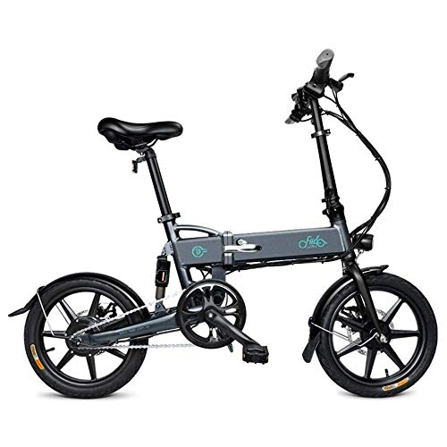 Electric Bike : REEMILY Folding Electric Moped Bike Three Riding Modes 16 Inch Tires 250W Motor 25km / h 7.8Ah Electric bicycle