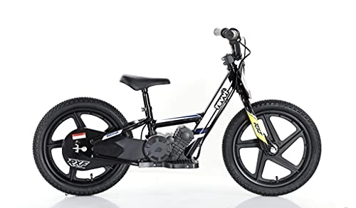 Electric Bike : Revvi 16" Kids electric balance bike - 24v motor bike Age 5+ White