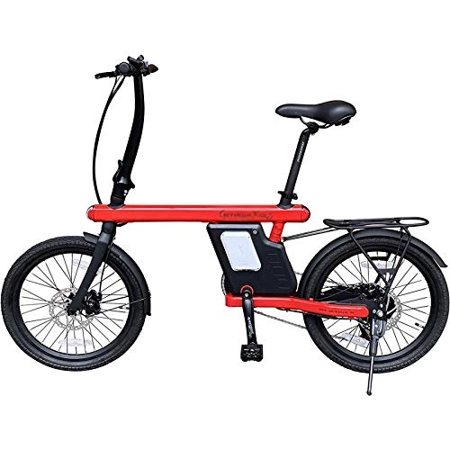 Electric Bike : Rindasr 20" Lightweight Folding electric bicycle6-stage variable speed three-files power assist system36V / 72500mAh 18650 power lithium battery / Aluminum alloy 250W electric Mountain bike bicycle