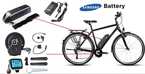 Electric Bike : Roadhog E bike -Conversion Kit - Mid Mount Motor 36V 250W Samsung Li-on battery and 2A charger