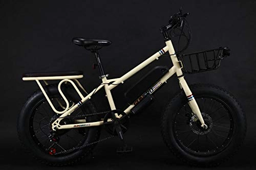 Electric Bike : RPHP fat tire electric bicycle adult electric bicycle aluminum alloy e-bike new e-bike outdoor-beige