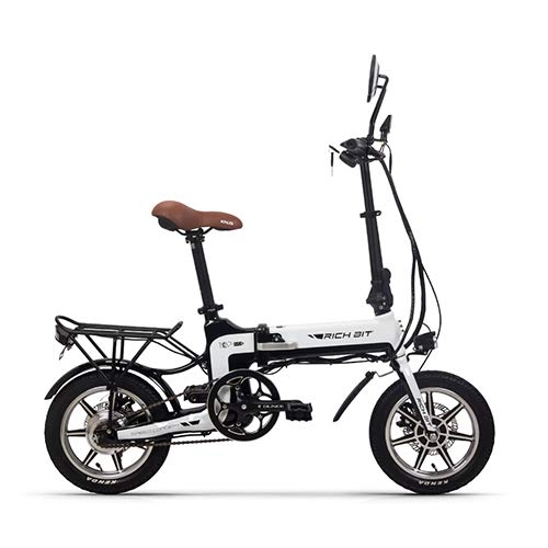 Electric Bike : RT619 Folding Electric Bike for Adults, 14" Electric Bicycle / Commute Ebike with 250W Motor, 36V 10.2Ah Battery, Max Speed 27km / h