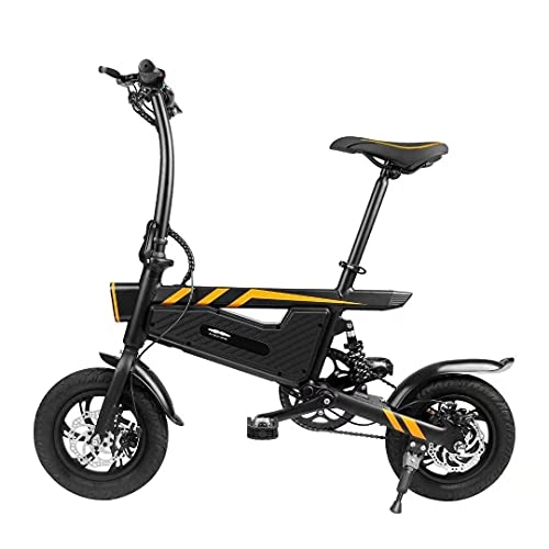 Electric Bike : RuBao Portable EBike Adults Folding Electric Bike Made Of Aerospace Aluminum For Entertainment And Commuting 250W 15 Inch Tires