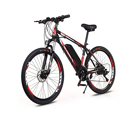 Electric Bike : S HOME Charming City Electric Bicycle, 26 Inches, 36V 8Ah Removable Lithium Battery, 21-speed Gearbox, 35km / H, Charging Range Up To 35-50km