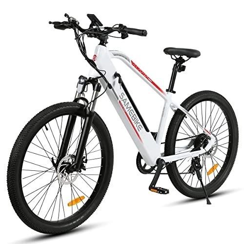 Electric Bike : SAMEBIKE Electric Bike For Adults 27.5'' Electric Bicycle With Pedal Assist Adult City Cruiser Ebike 48V / 10.4AH Removable Battery E-bike For Shimano 7 Speed