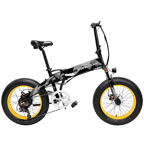 Electric Bike : SBLIN Electric folding bicycle bicycle portable non-slip adjustable foldable outdoor riding 10.4AH.DELIVERY WITHIN 3-7 DAYS