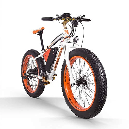Electric Bike : SBX Electric bikes for adults RT022 Lithium Brake Battery Large Capacity 1000W 48V brushless Moto, 30 inch Folding Bicycleul tralight aluminum Alloy Front and Rear Mud Guards
