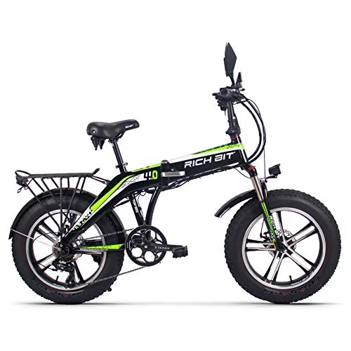 Electric Bike : SBX TOP016 Electric Bike for Adult 20 inch 4.0 Fat Tire, 250W Motor Folding Electric Bike Paddle Assist 3 Mode Works(In Europe)