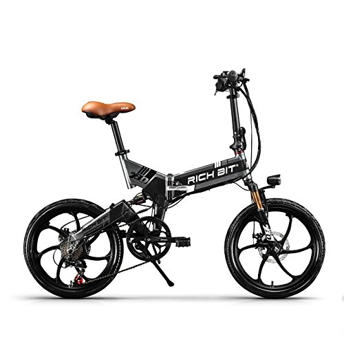 Electric Bike : SBX TOP730 Electric City Bike 20 inch Folding Bike for Adult, Disc Brake 250W Battery Paddle Assist Ebike 3 Mode for Works，48V 7.8Ah Lithium Battery(In Europe)