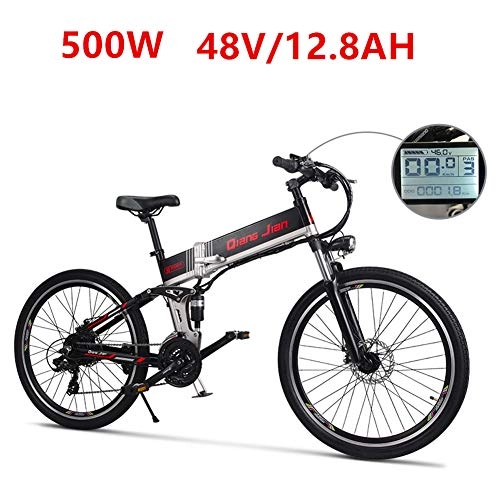 Electric Bike : Sheng mi lo M80 500W 48V10.4AH Electric Mountain Bike Full Suspension (500w)