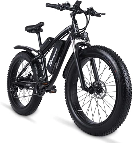 Electric Bike : Shengmilo 26 inch smart electric bike 4.0 fat tire snowmobile aluminum alloy mountain bike