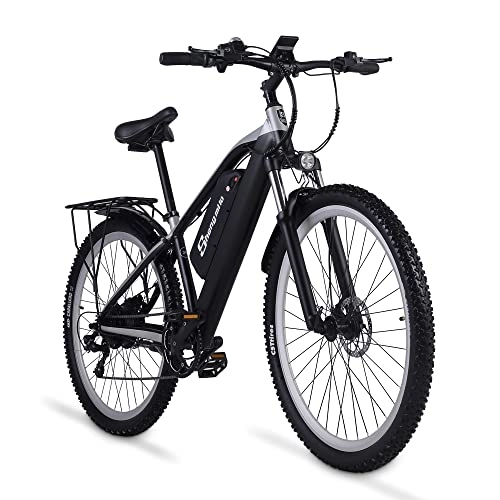 Electric Bike : Shengmilo Electric mountain bike 29”Electric Bicycle with Removable Li-Ion Battery 48V 17A for Adults, Dual hydraulic brake system M90 Ebike