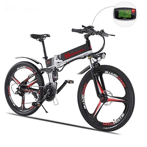 Electric Bike : SHIJING Electric Bike Electrically Assisted Mountain Bike ebike Electric mountain bike bicicleta eletrica e bikeel ectric bicycle, 1