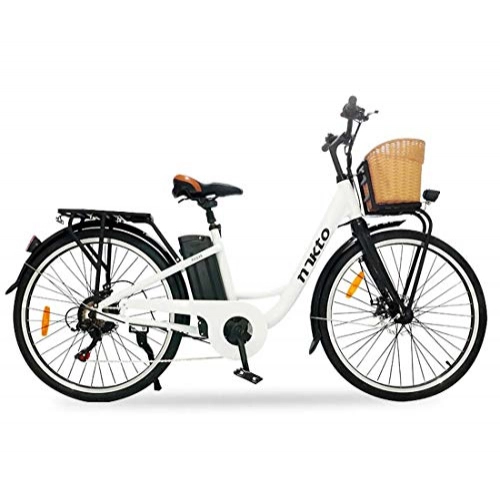 Electric Bike : SHJR Adult 26 Inch Commuter Electric Bike, Lithium Battery LCD Display Electric Bicycle, Aluminum Alloy Frame Men Women City E-Bikes, B