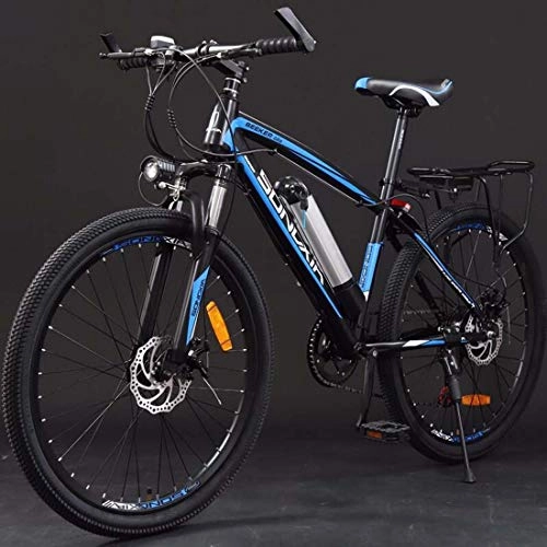 Electric Bike : SHJR Adult 26Inch Electric Mountain Bike, 36V Lithium Battery Electric Bicycle, With LCD Display E-Bikes, Electric Auxiliary Cruising 40 km, C, 27 speed