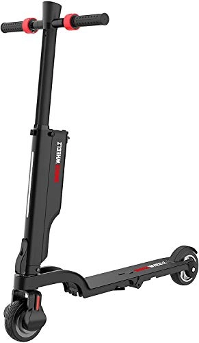 Electric Bike : Shock Wheelz ELECTRIC SCOOTER - Foldable E Scooter Top Speed of 15.5 MPH X6 HX (25KM / H) with LCD Screen, Bluetooth Speaker, Removable / Detachable Battery and Phone Charger 250W / 24V GO
