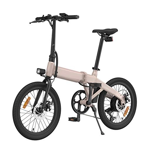 Electric Bike : Skunique Foldable Electric Bike Rechargeable Folding Bicycle Max Speed 25km / h Electric Transporter