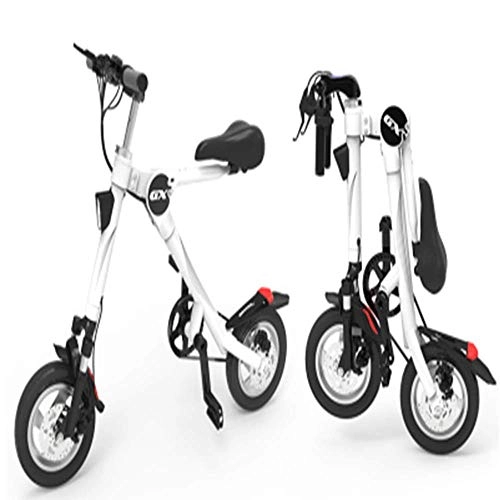 Electric Bike : Small Foldable Electric Bicycle 16 Inch 5.2Ah Lithium Ion Battery, 36V / 250W Motor, Maximum Speed 18 Mph, Power Lasting 50Km, Suitable For All Adults