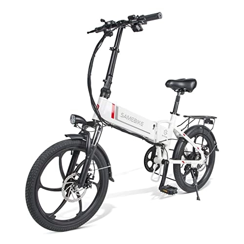 Electric Bike : Smart Folding Electric Bike 48v / 350w / 20 Inch / 35km / H E-Bike, Adult Electric Bikes Aluminum Alloy Shell Electric Bike Lightweight Commuter Electric Bike