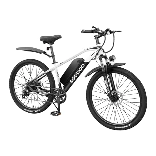 Electric Bike : SOODOO 26" Electric Bikes for Adults. 2605 Ebikes with 250W High-Speed Brushless Motor. Electric Bikes Built-in 36V 8AH Removable Li-Ion Battery, Shimano 7-Speed, LCD Display, Dual Disc Brake