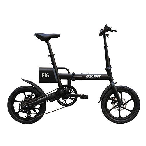 Electric Bike : SRXH Electric Bike Folding for Adult, E-Bike, 16 inch Scooter Electric with LED Headlight, 7.8Ah Folding Electric Bicycle with Disc Brake, up to 25 km / h