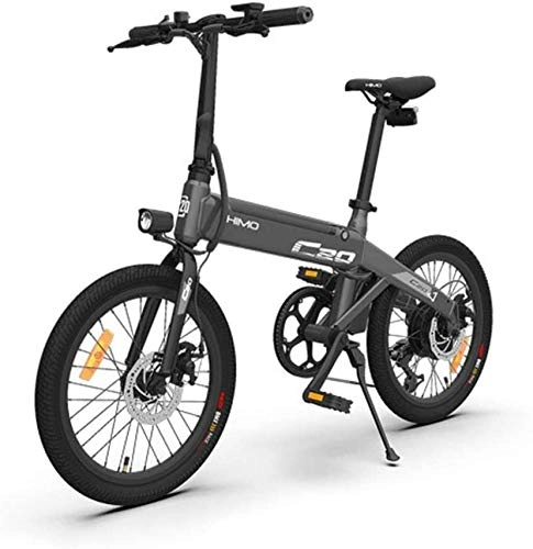 Electric Bike : SSeir folding electric bicycle 20 inch folding 80KM range power electric bicycle light electric bicycle 10AH, Grey