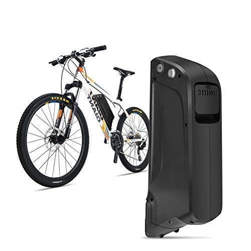 Electric Bike : Sunbond EBike battery 48V 11.6AH lithium ion rechargeable battery with USB port (black), with charger, electric bicycle battery pack electric bicycle battery, motorcycle bicycle bike batteries