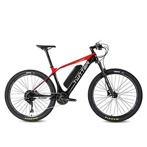 Electric Bike : Super-ZS Carbon Fiber Electric Mountain Bike, (built-in / External) 10A Lithium Battery Lightweight Outdoor Travel Electric Power Assisted Mountain Bike
