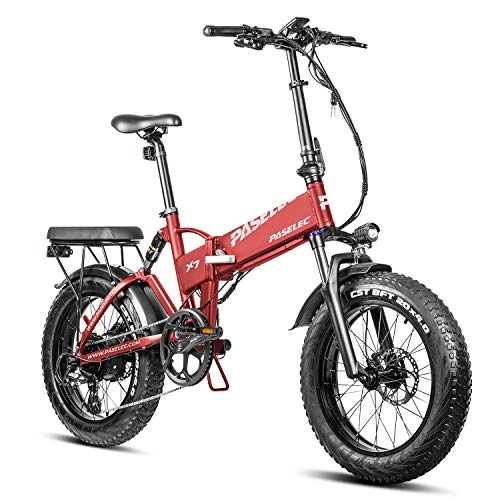 Electric Bike : SWEETF Folding Electric Bicycle 750W PX7 Ebike 20 Inch 4.0 Electric Bikes for Adults (Red)