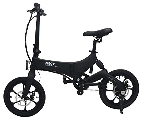Electric Bike : Sxt Velox Foldable Pedelec Black