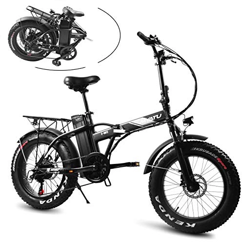 Electric Bike : SXZZ 20 Inch Electric Bicycle, Folding Electric Mountain Bike with Dual Disc Brakes, 48V / 8Ah Removable Lithium-Ion Battery, E-Bike with 250W Motor, Suitable for Adults