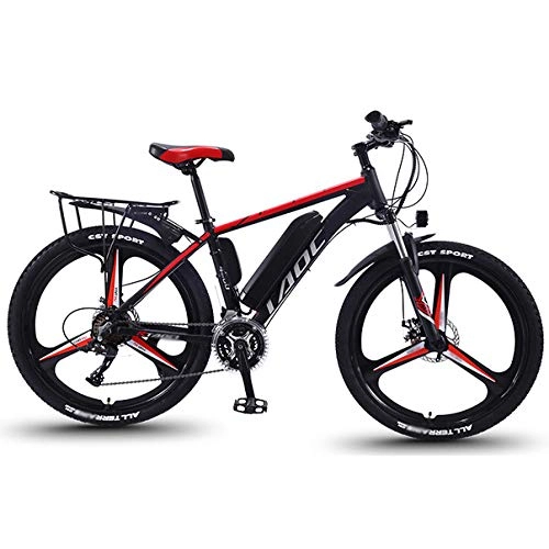 Electric Bike : SYXZ 26 Inch Electric Bike - Compact eBike For Commuting and Leisure - Rear Suspension, Pedal Assist Unisex Bicycle, 350W 36V 8AH