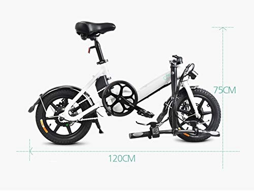Electric Bike : Szseven Electric Bike - FIIDO D3 7.8 Folding Electric Bicycle Portable And Easy To Store Citybike Commuter Bike Disc Folding Electric Bike