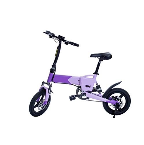 Electric Bike : T.Y Electric Bike Aluminum Alloy Lithium Battery Electric Bicycle Bicycle Adult Folding Battery Car Mini Bicycle Bicycle