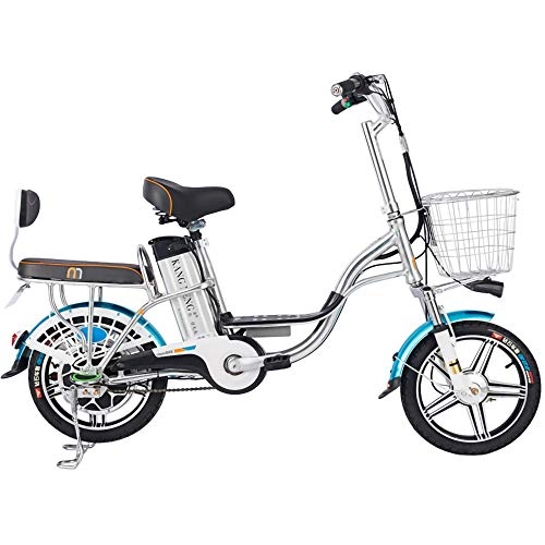 Electric Bike : T.Y Electric Bike multi-function pedal 48V lithium battery bicycle 16 inch aluminum alloy adult battery car
