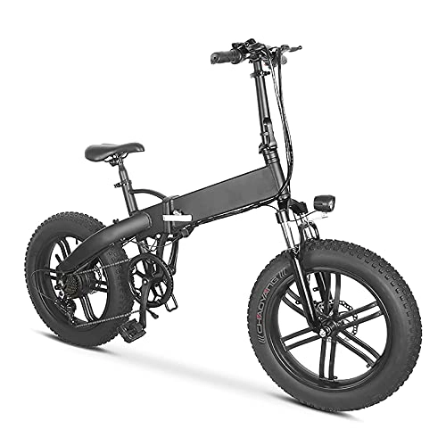 Electric Bike : Table one Electric Bicycle, 20'' Folding E-Bike For Adults, 500W Motor, With Removable 36V 10Ah Lithium-Ion Battery, 3 Working Modes