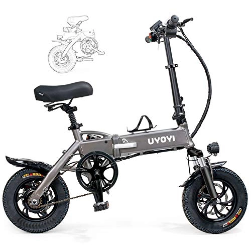 Electric Bike : TANCEQI Folding E-Bike for Adults with LCD Display Adjustable Lightweight Magnesium Alloy Frame Foldable Electric Mountain Bicycle with 3 Driving Modes, Smart Electric Bike