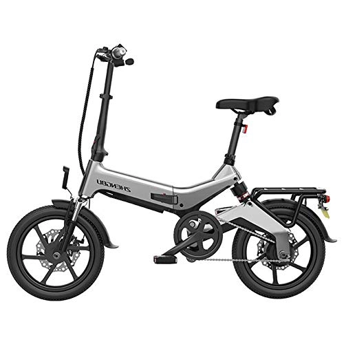 Electric Bike : TANCEQI Folding Electric Bike, Electric Bicycle E-Bike Folding Lightweight 250W 36V, Commute Ebike with 16 Inch Tire & LCD Screen, Portable Easy To Store, 150Kg Max Load
