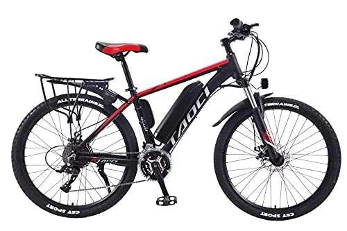 Electric Bike : TAOCI Electric Bikes for Adult, Magnesium Alloy Ebikes Bicycles All Terrain, 26" 36V whith Removable Lithium-Ion Battery Mountain Ebike for Mens Outdoor Cycling Travel Work Out