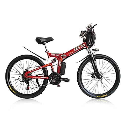 Electric Bike : TAOCI Electric Bikes for Women Adult, All Terrain 350W 26'' 48V E-Bike Bicycles Shimano 21-speed Removable Lithium-Ion Battery Mountain Ebike for Outdoor Cycling Travel Work Out