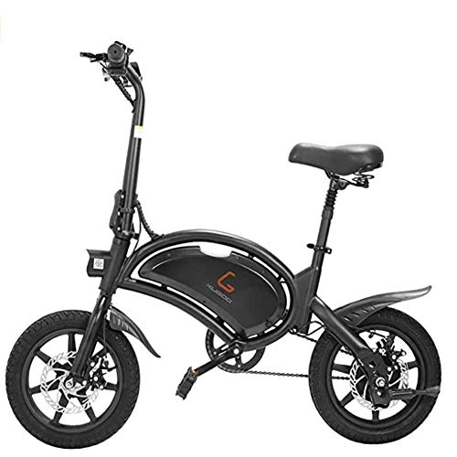 Electric Bike : Teamgee Electric Folding Bicycle 14-inch Tires Application Stand With Pedals For Adults Max. Speed 45km / h Lithium Battery 7.5ah