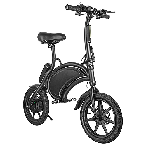 Electric Bike : TGHY Folding Electric Bike 14" Urban Commuter E-bike Max Speed 25km / h 350W Motor 36V Lithium Battery Lightweight and Portable Unisex Bicycle for Adults and Teenager