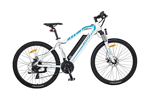 Electric Bike : Theebikemotor 27.5” Wheel 48V250W 12.5Ah Electric Bike Bicycle Mountain E-Bike 25km / h- White
