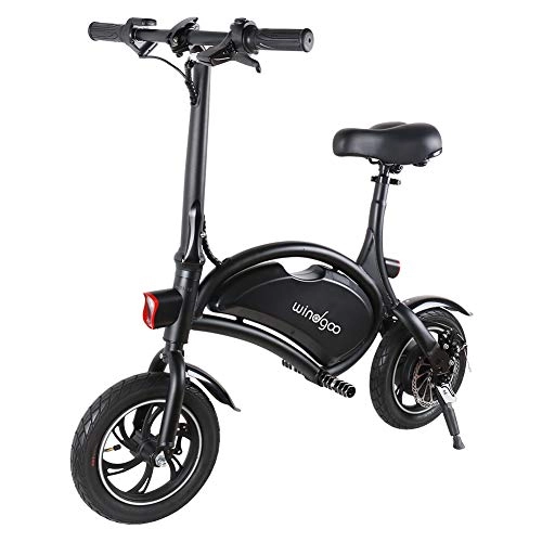 Electric Bike : TOEU Electric Bike, Urban Commuter Folding E-bike, Max Speed 25km / h, 12inch Super Lightweight, 250W / 36V Removable Charging Lithium Battery, Unisex Bicycle